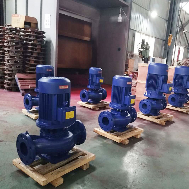 ISG單級管道離心泵發(fā)貨圖